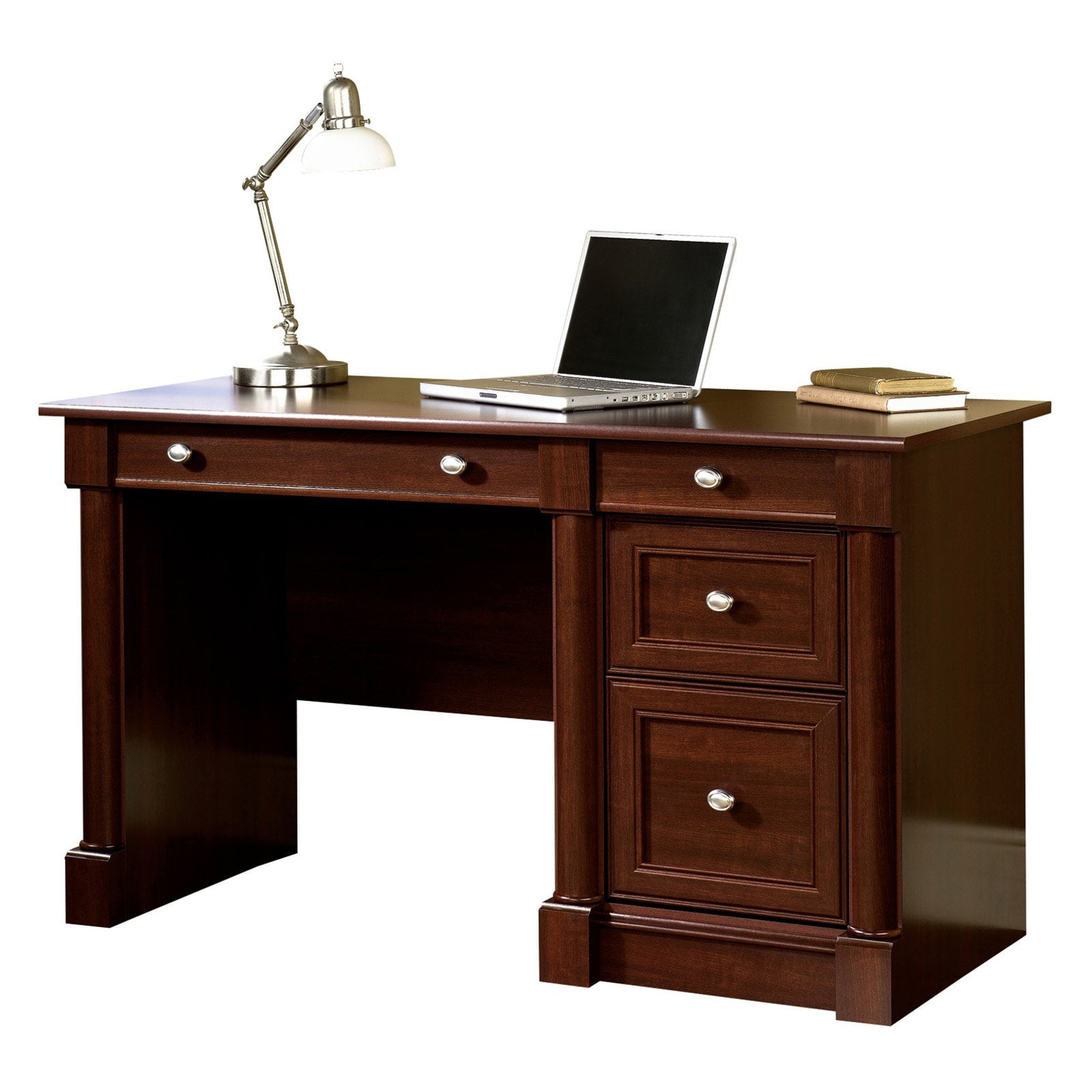 Photo 1 of Sauder Palladia Computer Desk, Select Cherry Finish