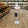 thumbnail image 4 of Sample Stand Display for Food, Supermarket Food Tasting Stand with Toothpick Box & Rubbish Bin Demo Stand Food Sample Display Stands for Supermarket, Bakery, Food Tasting, 4 of 11