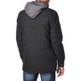 thumbnail image 2 of Chaqueta camisa de hombre Dickies de felpa con capucha Duck, negra, 2 of 4