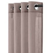 Royal Tradition Modern 1 Piece Solid Sheer Curtain Panel