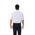 thumbnail image 6 of Zfeel Men's Pure Dry Fit Poly Polo, High Performance Short Sleeve Blank White Shirt, 5 Pack, S-4XL, 6 of 6