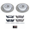 thumbnail image 2 of PowerStop Rear Semi-Coated Rotor and Low-Dust Ceramic Brake Pad Kit SC5293, 2 of 3