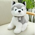 thumbnail image 1 of 1pc 22/30/40CM kawaii Teddy Dog Plush Toys Lovely Stuffed Real Life Husky Dog Dolls for Children Baby Birthday Presents930CM Deng Xun unisex, 1 of 2