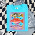 thumbnail image 2 of Colorful Maximalist Tropical Fish Trio T-Shirt, 2 of 6