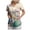 Beige, variant on Easter Scrub Tops Women Short Sleeve V-Neck Cute Bunny and Eggs Printed Scrubs Top Medical Nurse Uniforms with Pockets (Gold, XXL)