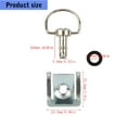 thumbnail image 3 of D Rings Screw Set Weatherproof Quick Detach for Motorbike Body Panels for Racing Bodywork Maintenance, 3 of 9