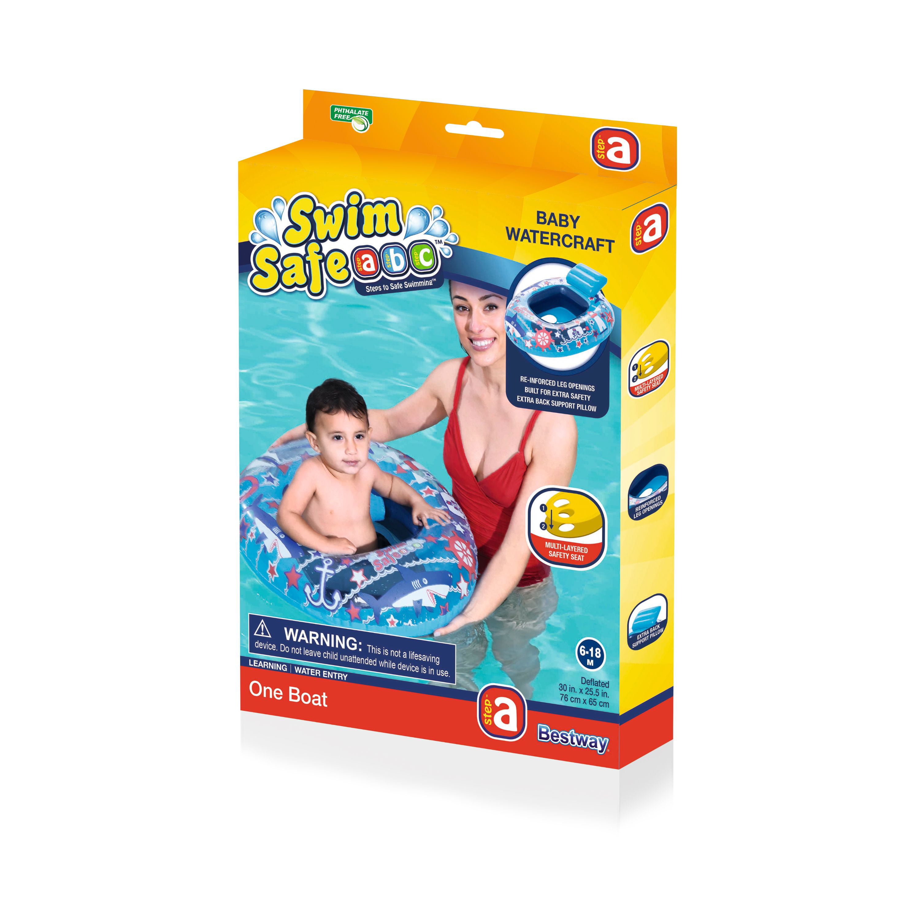 Details about   Swim Safe ABC Armbands 3-6 Years Step C Inflatable Floats 3D Sharks Boxed New 