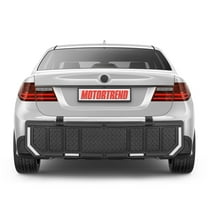 Motor Trend Bumper Guard for Cars - Heavy-Duty Rear Car Bumper Protector for Parked Vehicles, High Intensity Reflector for Nighttime Visibility, Easy to Install for Cars and Small SUV's