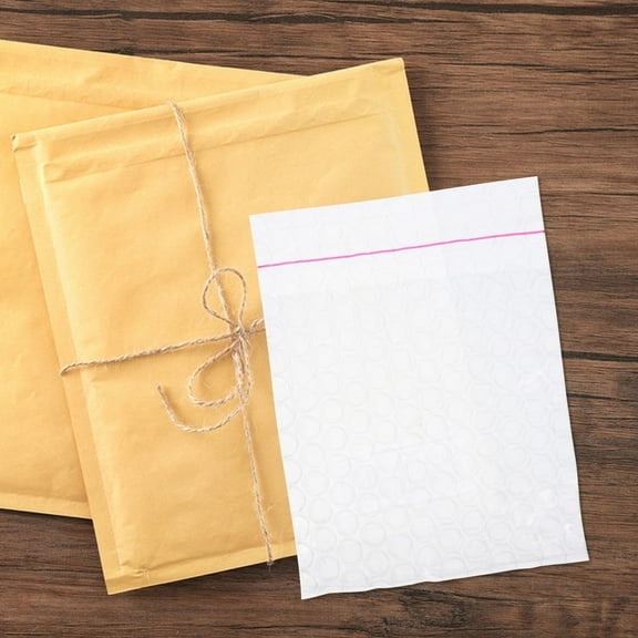 TEHAUX  50 Pcs Shockproof Bubble Bag Sealable for Packaging Reusable