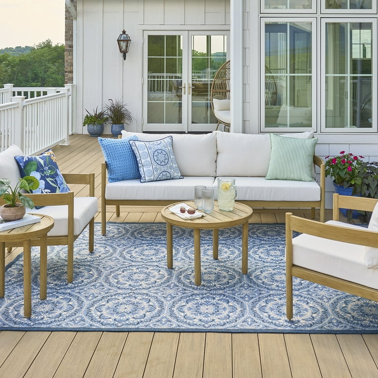 Better Homes & Gardens Astrid 3-Piece Steel Outdoor Sofa & Table