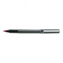 uni-ball : Deluxe Stick Roller Ball Pen, Red Ink, Micro Fine, 0.50 mm -:- Sold as 2 Packs of - 1 - / - Total of 2 Each