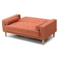thumbnail image 4 of Glory Furniture G835A-L Orange Loveseat Bed, 4 of 5