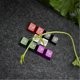 thumbnail image 4 of Aluminium Alloy Metal Keycap Original Profile Keycap Featuring Colorful Heart Pattern for Mechanical Keyboards Silver, 4 of 4