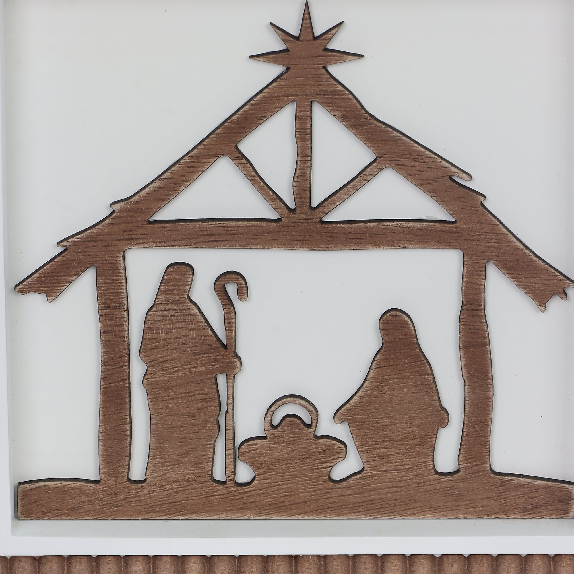 HOLIDAY TIME PL 7.8 in Nativity Wall Frame Home Decor, HOLIDAY TIME PL NATIVITY WALL FRAME