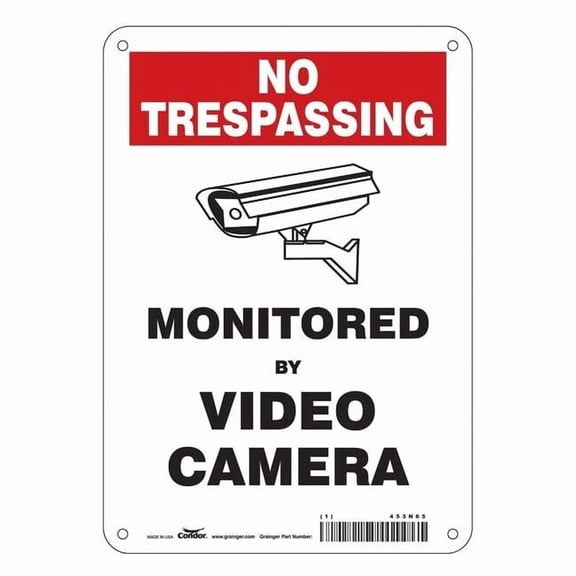 Condor Safety Sign,10 inx7 in,Aluminum 453N65