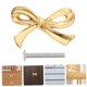 thumbnail image 5 of unbranded 4Ud Manijas Decorativas En Latón Dorado Con Forma De Para Cajones Y Puertas, 5 of 7