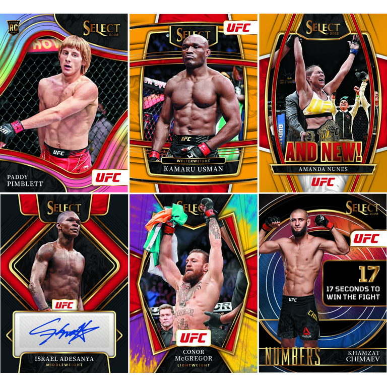 2022 Panini Select Prizm Sports UFC MMA Trading Cards Blaster Box