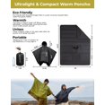 thumbnail image 2 of Manta de acampada KingCamp reversible a prueba de viento negra, 2 of 8