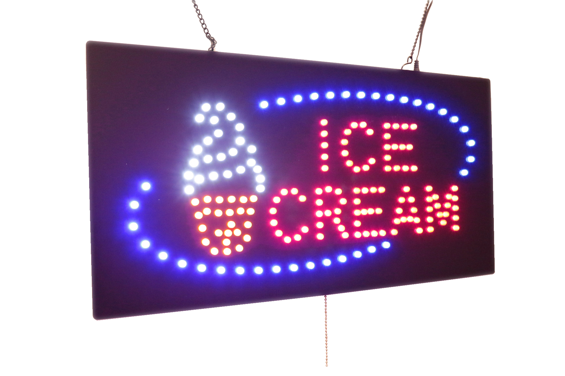 Ice Cream Sign, TOPKING Signage, LED Neon Open, Store, Window, Shop,  Business, Display, Grand Opening Gift Walmart Canada