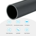 thumbnail image 3 of PVC Rigid Round Pipe 36mm ID 40mm OD 20cm/8" Length Dark Grey High Impact for Water Pipe, Crafts, 3 of 6