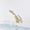 Brushed Gold A, variant on One Handle Kitchen Basin Tap Hot Cold Faucet Deck Mount Cute Crane Bathroom Single Hole Brass Two Type Crane
