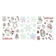 thumbnail image 4 of 3 de luminosas para arte corporal, calcomanías fluorescentes de letras navideñas Noel 02, 4 of 9