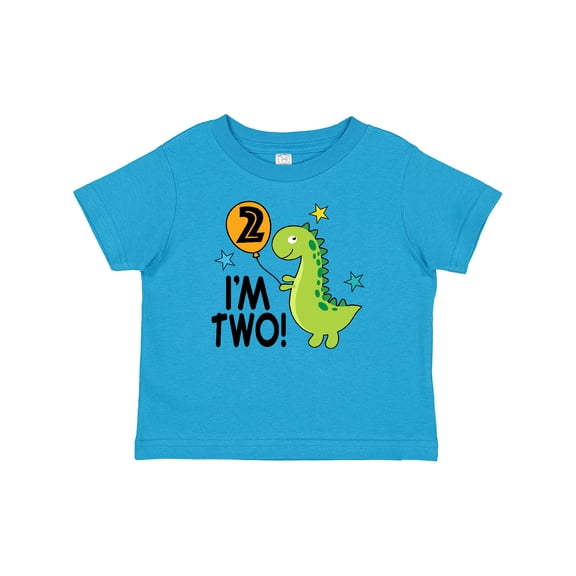 Inktastic 2nd Birthday Dinosaur 2 Year Old Boy Boys or Girls Baby T-Shirt