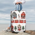 thumbnail image 7 of Hirioo Christmas Houses for Elasticity Suitcase Cover (No luggage Included) Durable Luggage Protector Fits 18-32 Inch Luggage-Medium, 7 of 7