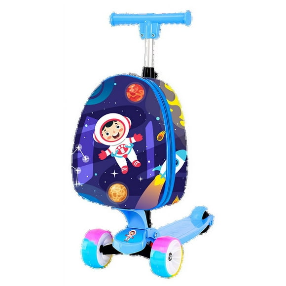 TUCCI Italy Galaxy Kid 32" Kids Travel Luggage with Scooter