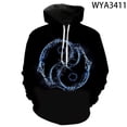 thumbnail image 2 of Sudadera con capucha con estampado 3D de Yin y Yang para hombre, mujer y niño, ropa de calle, jersey de manga larga, chaqueta informal para niño y niña, 2 of 5