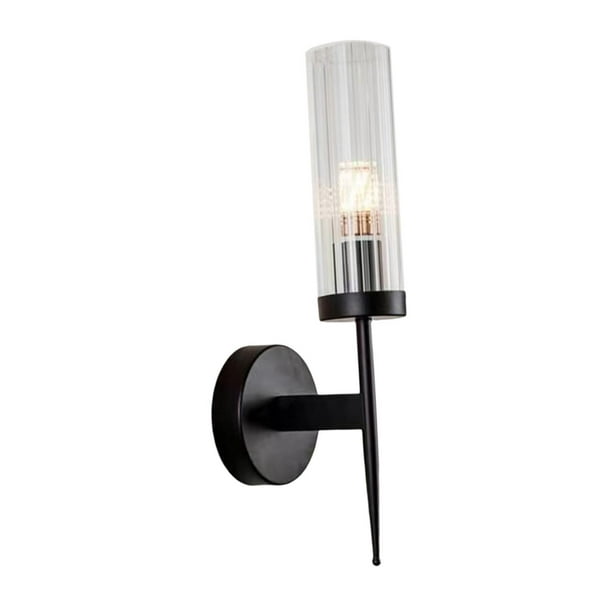 Aplique de pared LED Salvador Con pantalla de cristal