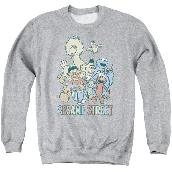 Sesame Street - Colorful Group - Crewneck Sweatshirt - X-Large