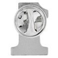 thumbnail image 3 of PinMart's Silver Number 1 One Lapel Pin, 3 of 3