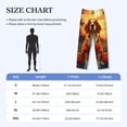 thumbnail image 2 of Salouo Sunset Meditating Dog Print Pajama Pants for Men, Lounge Pants Elastic Waistband Casual Men's sleepwear Loungewear Sleep Pajama Pant -XX-Large, 2 of 7