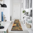 thumbnail image 4 of Yayeee Runner Rug for Bedroom 2'x6' Machine Washable Hallway Non Slip Mat, Retro Abstract Eagle, 4 of 8
