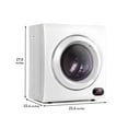 thumbnail image 6 of EUHOMY 3.5 Cu.ft Portable Dryer, 26.4lbs Clothes Dryer with 4 Modes for Apartments, Dorms & Small Spaces, 6 of 6