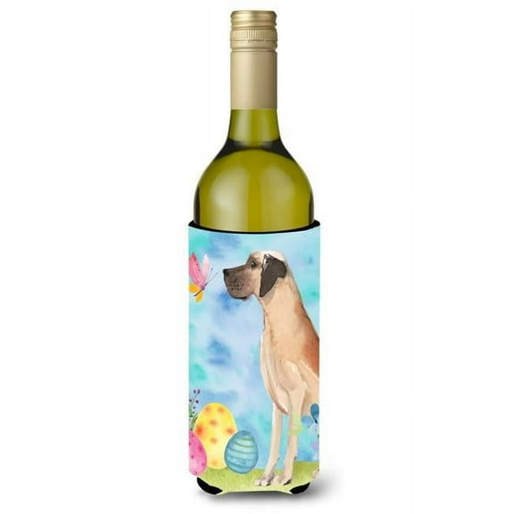 Fawn Natural Great Dane Easter Wine Bottle Beverge Insulator Hugger