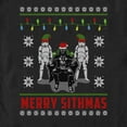 thumbnail image 2 of Men's Star Wars Darth Vader Merry Sithmas Graphic Tee Black Large, 2 of 5