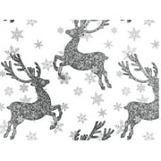 Pack of 1, Mega Bucks 24" x 417' Half Ream Gift Wrap (Metallized) for Holiday, Party, Kids' Birthday, Wedding & Special Occasion Packaging