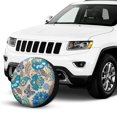 thumbnail image 2 of Kdxio Vintage Floral Butterflies for Tire Cover Wheel Protectors Tyre Covers Weatherproof Wheel Covers Universal Fit for Trailer Rv SUV Truck Camper Travel Trailers 15 inch, 2 of 8