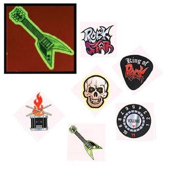 Glow In The Dark Rockstar Tattoos