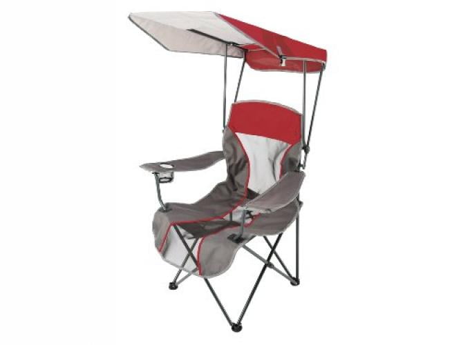 Kelsyus Premium Canopy Chair Red Walmart Com