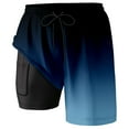 thumbnail image 3 of Kcolen Mens Small Swim Trunks Short High Elastic Waist Swim Shorts Lightweight Bathing Suit with Compression Liner Beach Summer Swimming Shorts for Men, 3 of 4