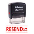 thumbnail image 1 of Printtoo Timbre de Bureau Autocollante en Caoutchouc-Rouge, 1 of 1