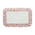 thumbnail image 5 of VHC Brands Annie Buffalo Check Farmhouse 20"x30" Bathmat Pink Ruched Ruffle Cotton Rectangle Bath Decor, 5 of 5