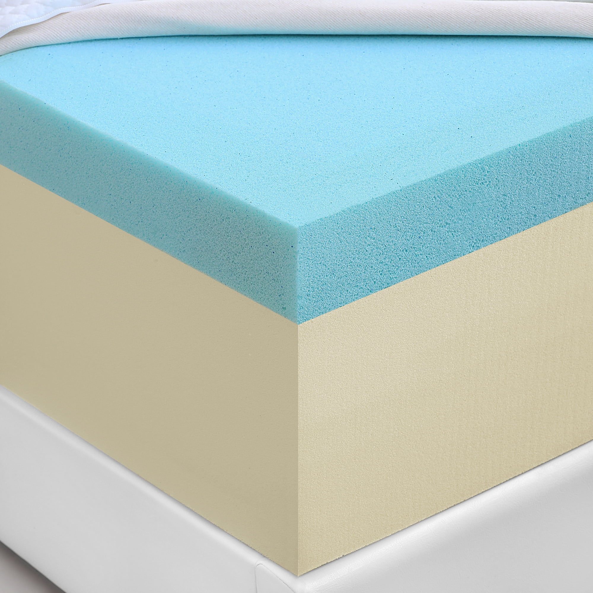 Furinno Tidur Cooling Gel Memory Foam Mattress, 8 Inch, California King