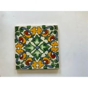 Talavera L122 6X6 6 x 6 in. Mexican Decorative Tiles, L122 - Pack of 4