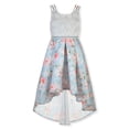 thumbnail image 2 of Bonnie Jean Girls' Floral Dress - blue, 12 (Big Girls), 2 of 3