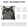 thumbnail image 5 of cat dad Pillow Covers, cat dad Gifts,cat , Best cat dad Linen Cushion Cover for Living Room, 5 of 5