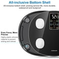 thumbnail image 4 of Báscula inteligente INSMART para peso corporal, báscula de baño con pantalla LCD todo en uno, báscula de grasa corporal, báscula digital inteligente con Bluetooth, frecuencia cardíaca, índice cardíaco, 4 of 5